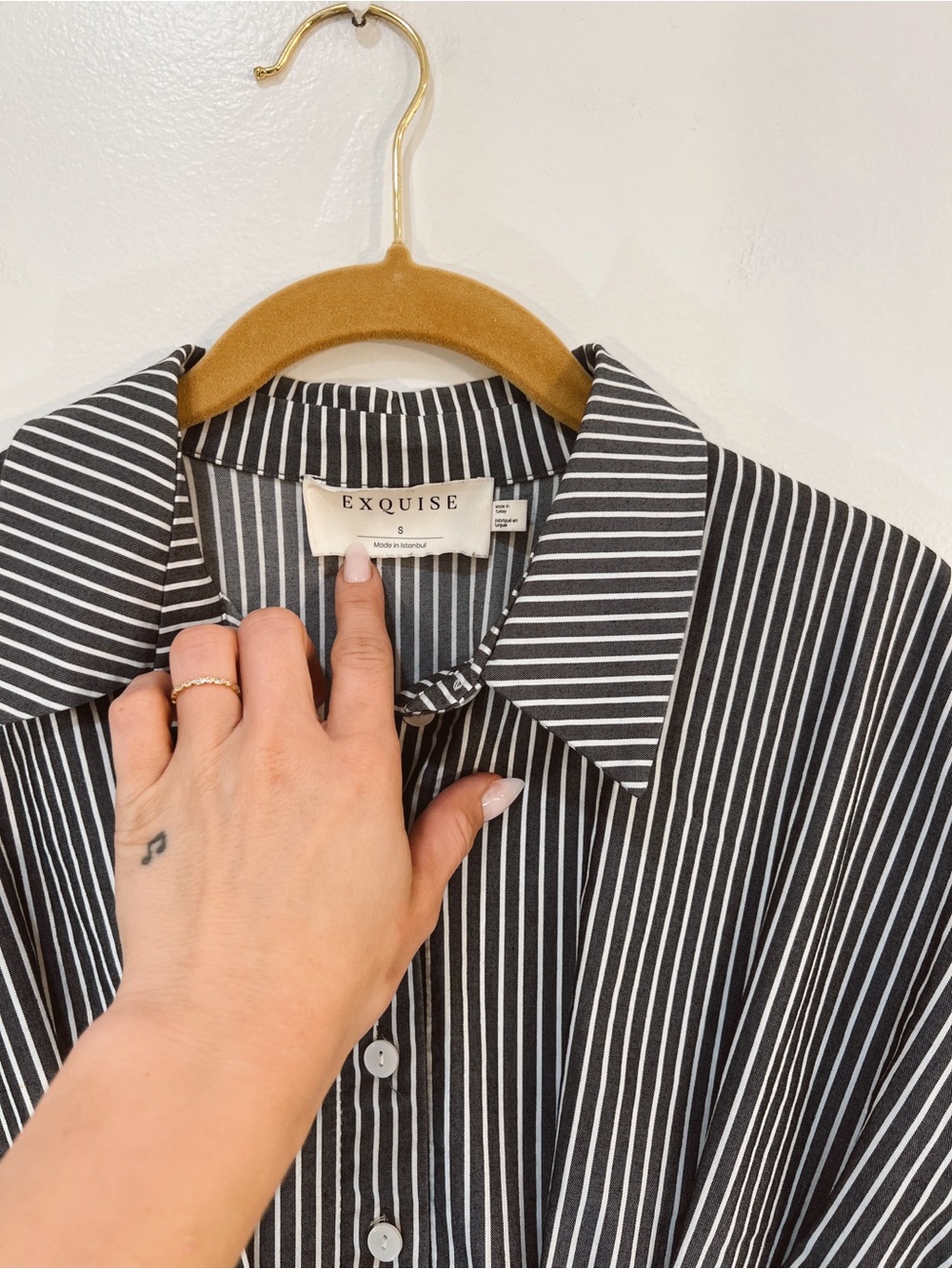 Tobie Mini Shirt Dress by Exquise - Picture 6 of 12